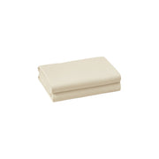 Set of Two Ivory Cotton Queen Pillowcases