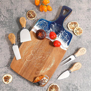 9" Beige Metal Cooking Utensil Set