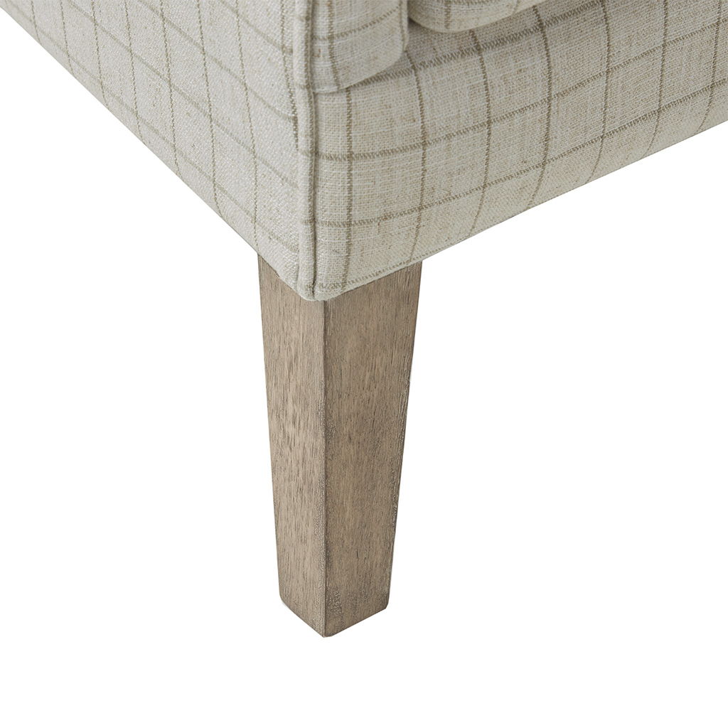 Arianna - Swoop Wing Chair - Linen