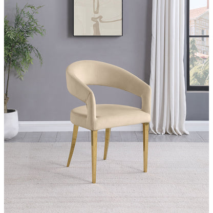 Rendina - Upholstered Dining Arm Chair (Set of 2) - Beige