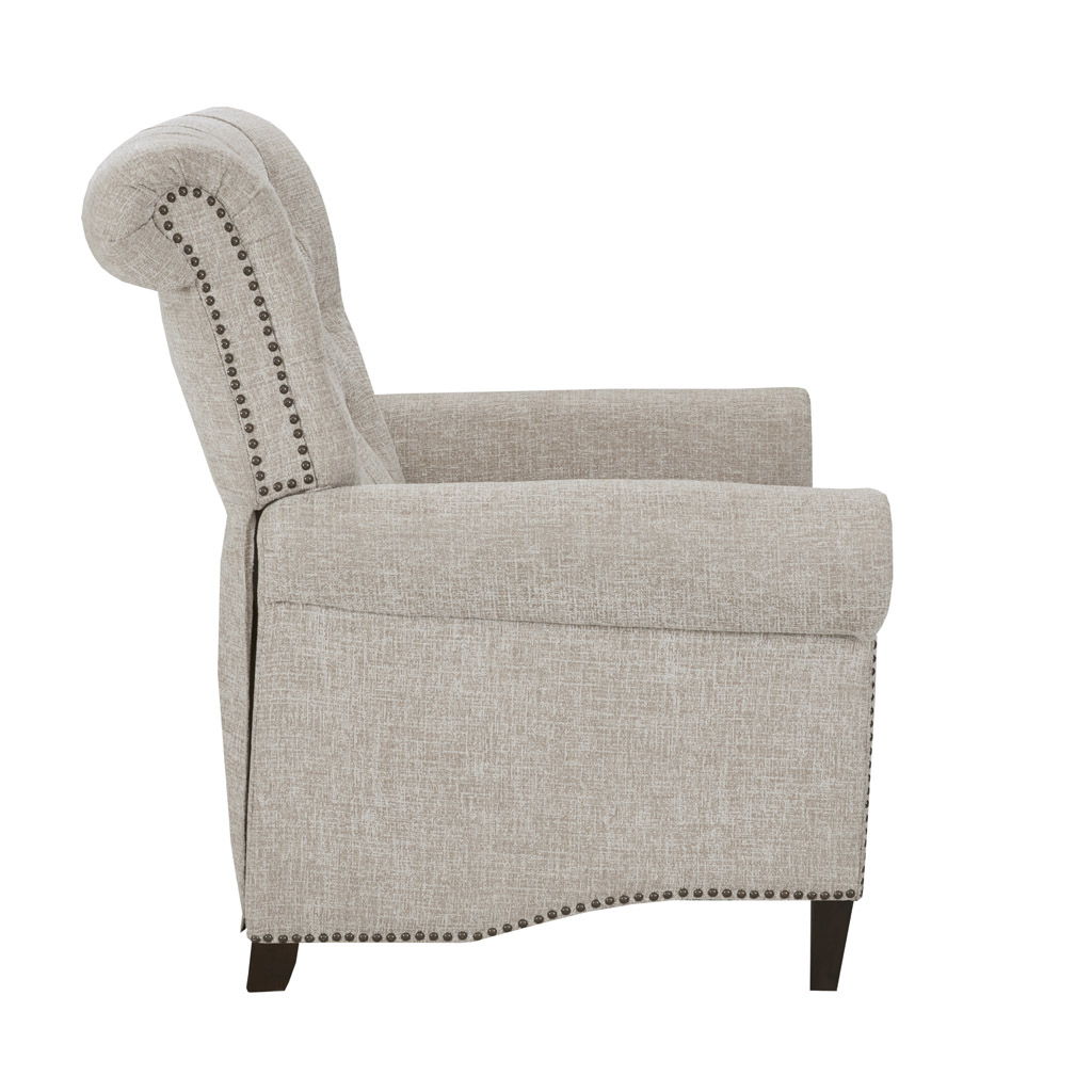 Aidan - Push Back Recliner - Cream