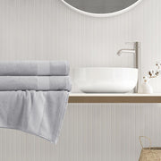 Premium Turkish Cotton 500GSM Plush 2 Piece XL Towel Set - Light Gray