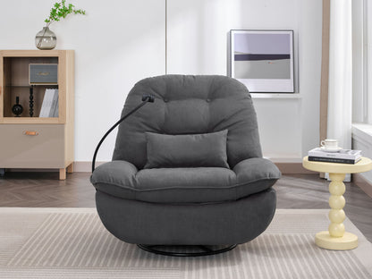 Power Recliner Swivel Glider USB Charger With tooth Music Player, Sleep, Working, Game And Leisure