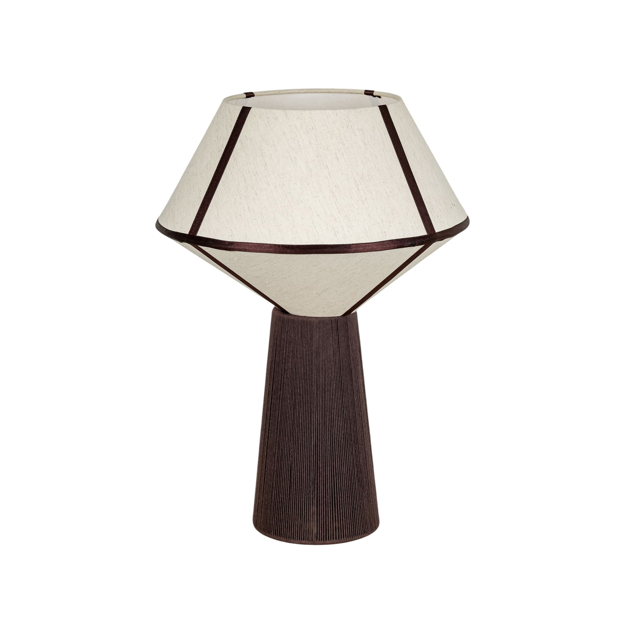 Josephine - Upwards Table Lamp - Chocolate Brown