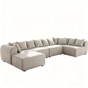 8 Seater U-Shaped Couch With Ottoman