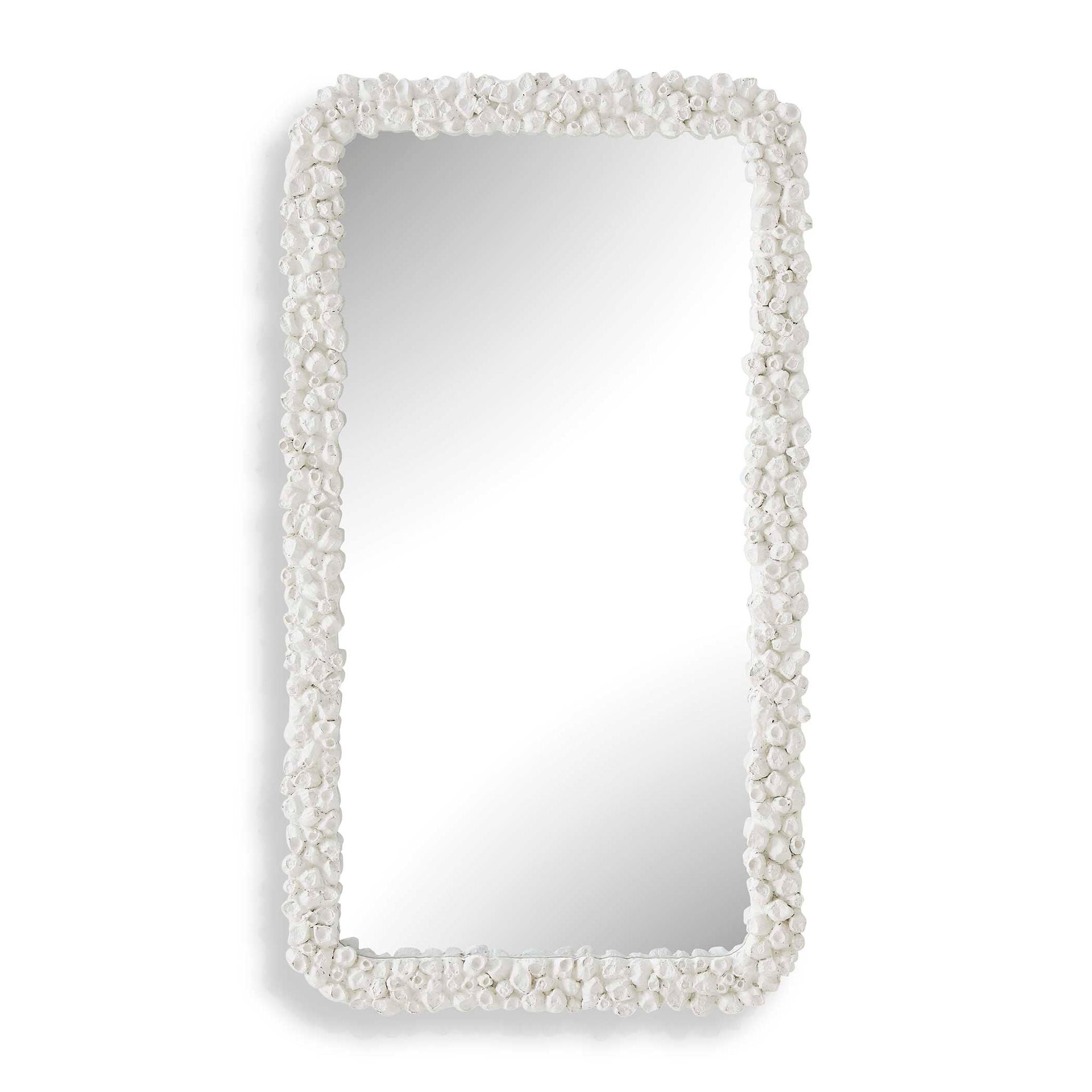 Barnacle - Rectangular Mirror - White