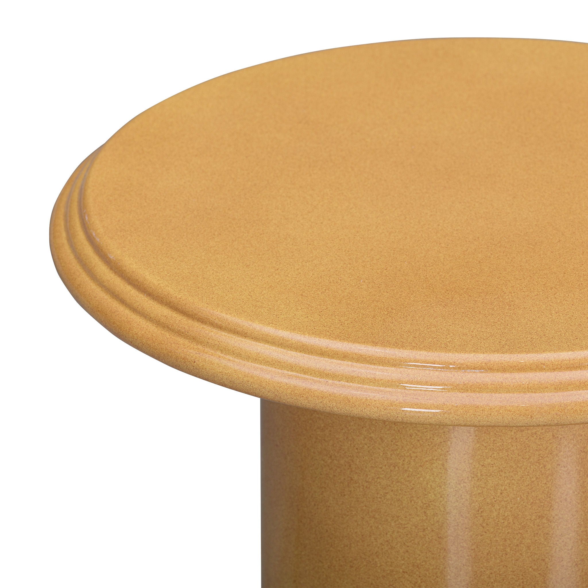 Tate - Concrete Side Table - Turmeric