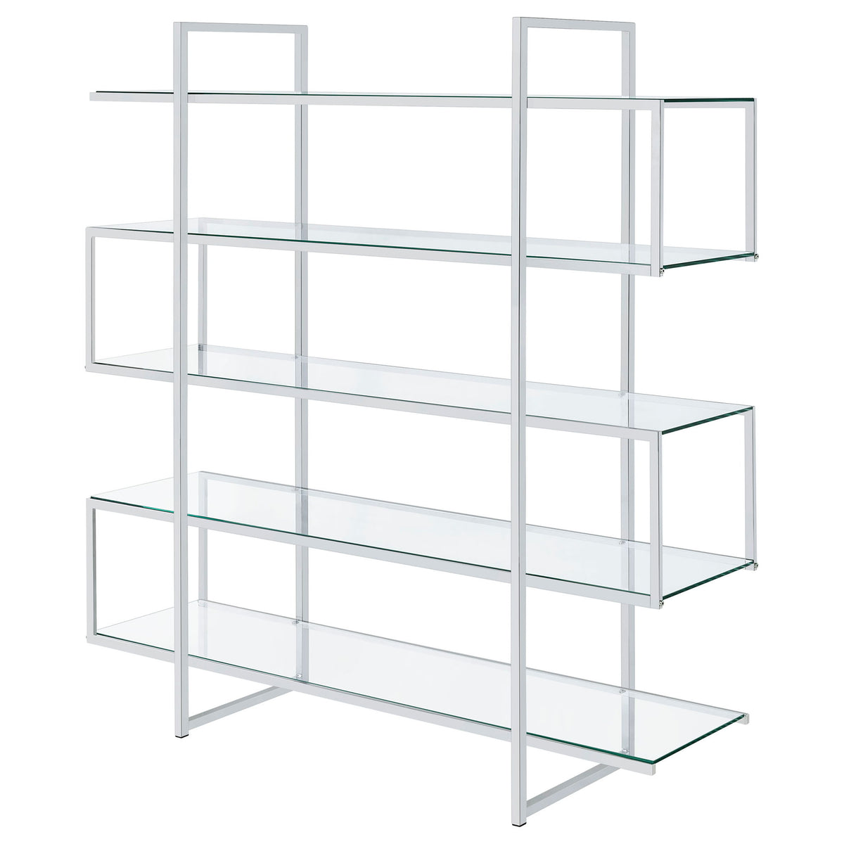 Harison - 5 Shelf Bookshelf - Clear