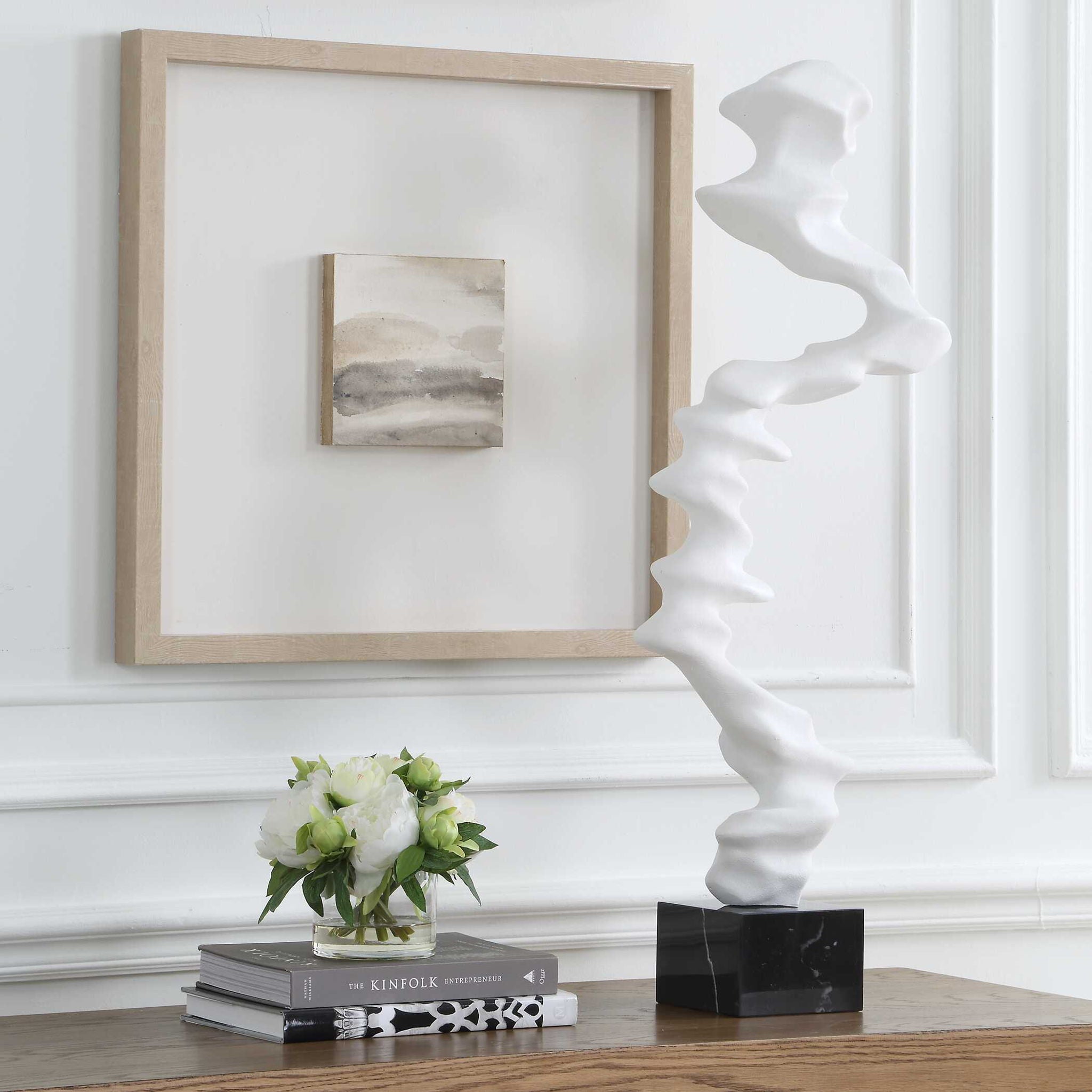 Flux - Indoor-Outdoor Sculpture - White