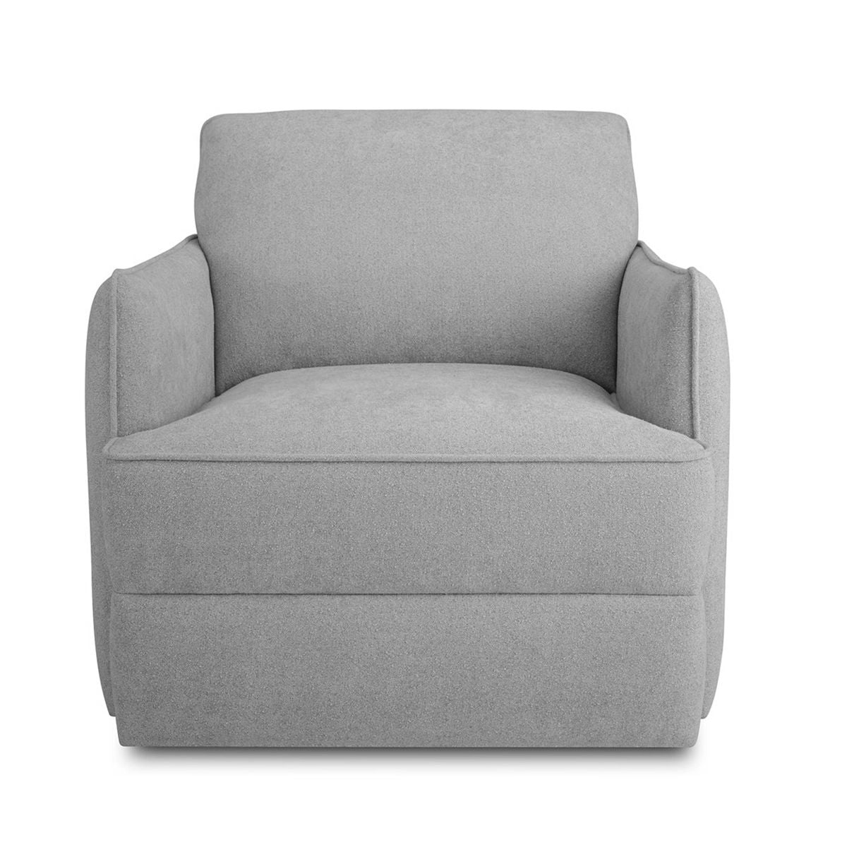 Carly - Swivel Chair - Light Gray