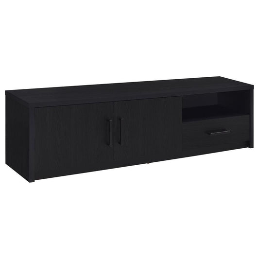 Murray - 70" 2-Door TV Stand Media Console - Black