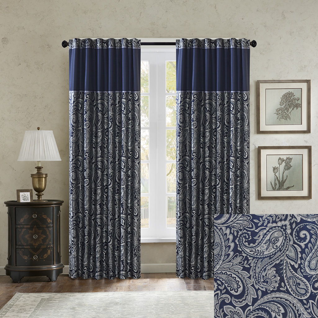Aubrey - Panel Pair - Navy