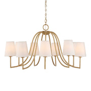 Seville - 9 Light Chandelier - Gold