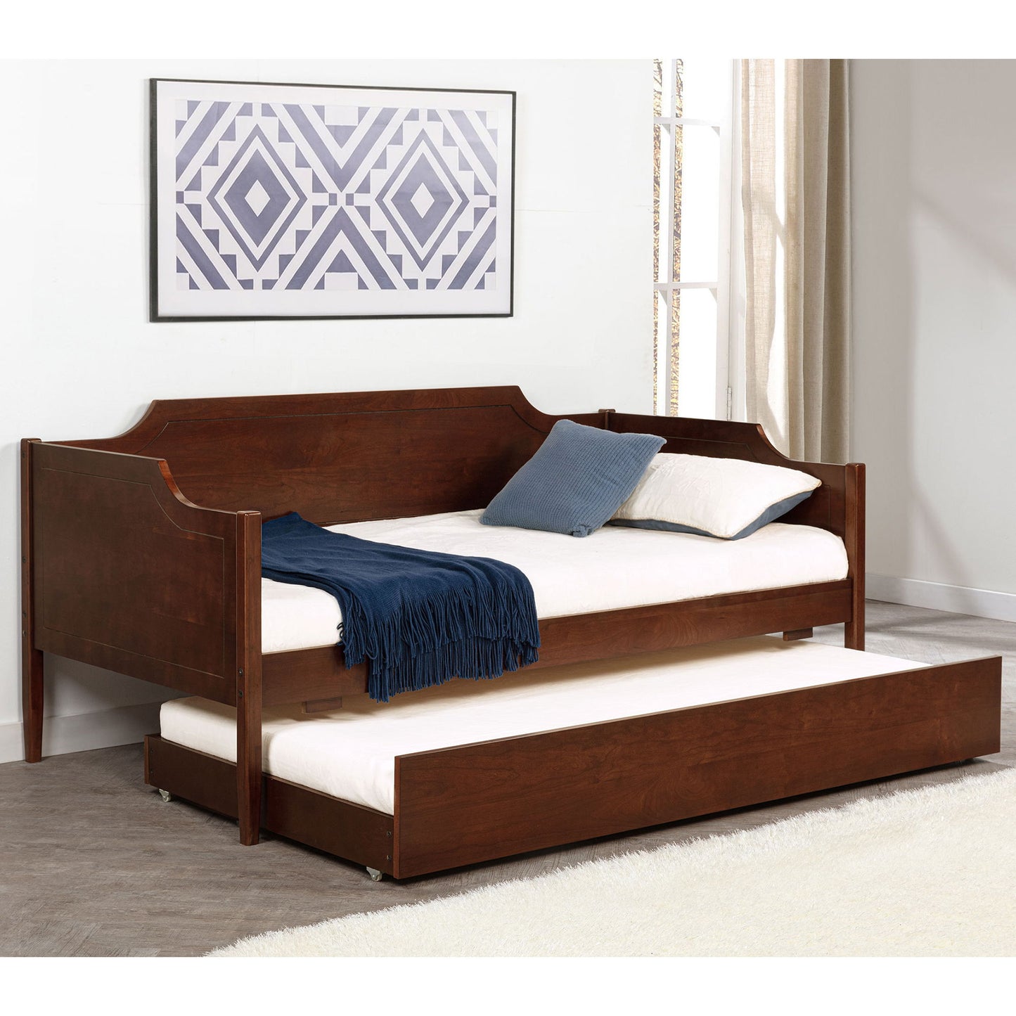 Twin Daybed With Trundle - Cherry