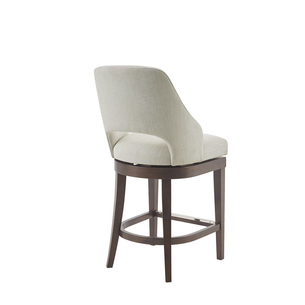 Jillian - Counter Stool With Swivel Seat - Cream