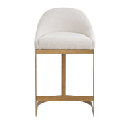 Ira - Counter Stool - Gold / Ivory