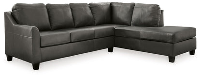 Valderno - 2-Piece Sectional With Raf Corner Chaise - Fog