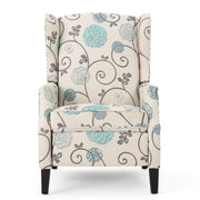 Westeros Wing Back Fabric Upholstered Recliner