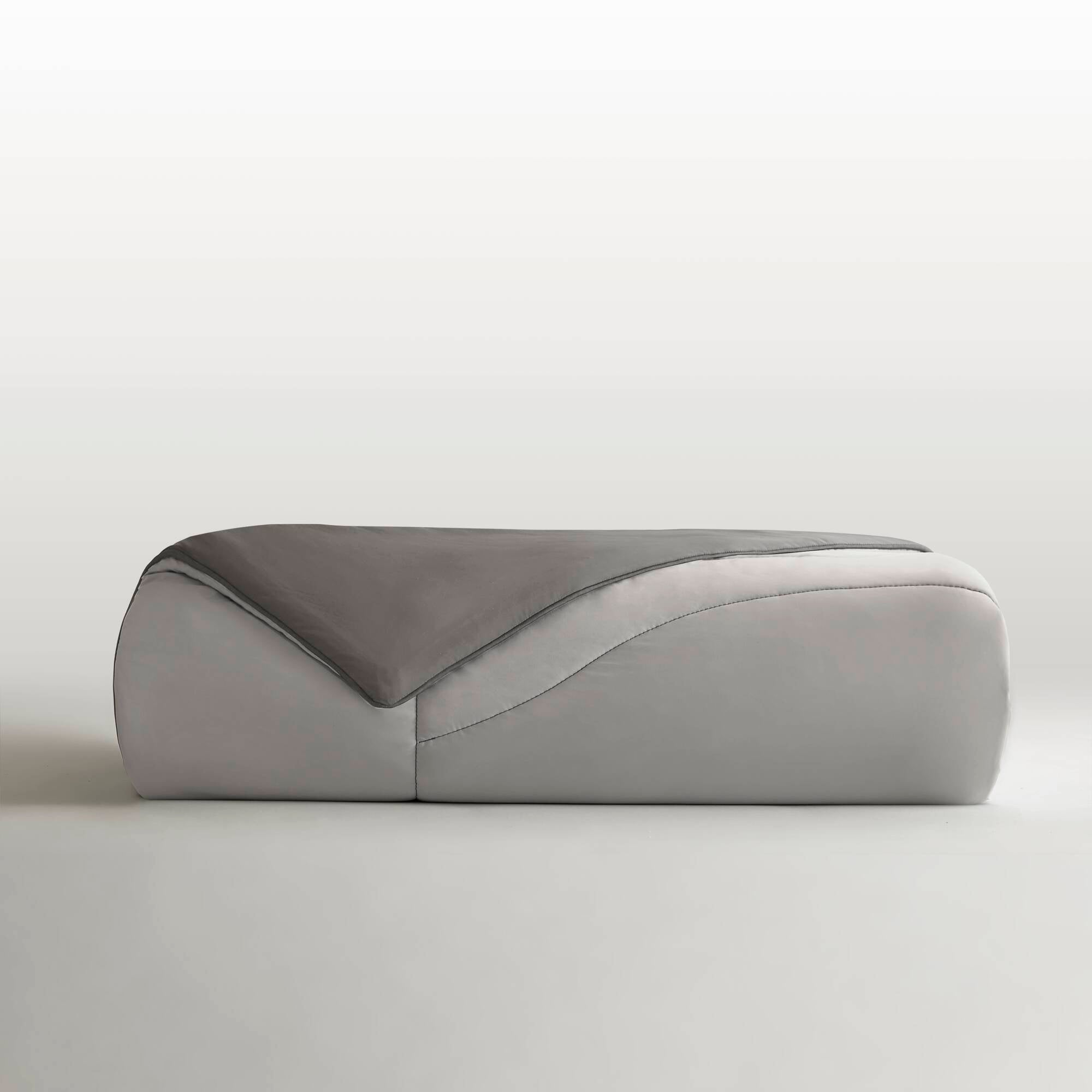 King/California King Reversible Tencel Comforter Blanket - Gray