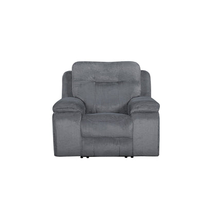 Teddy - Recliner With Power Headrest & Footrest - Gray