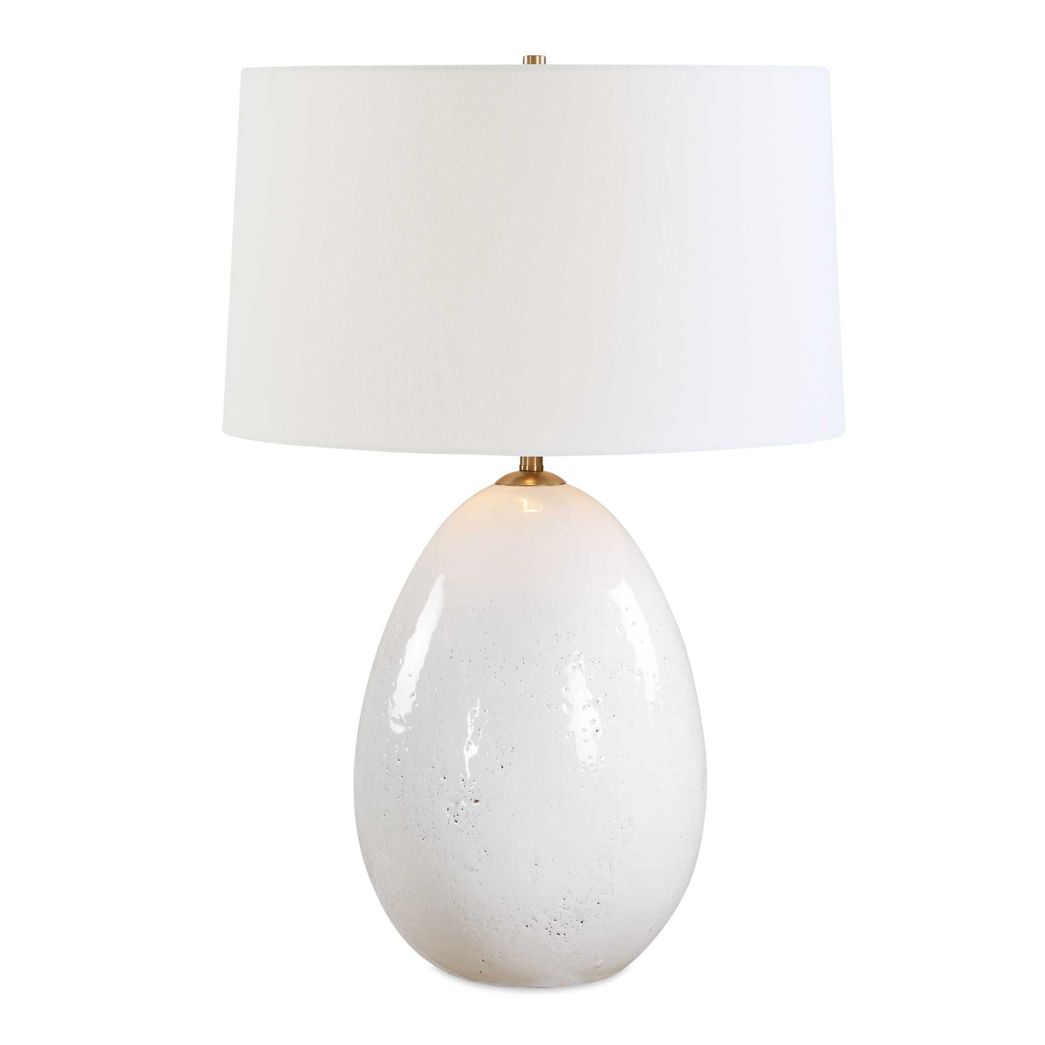 Avery - Glaze Table Lamp - White
