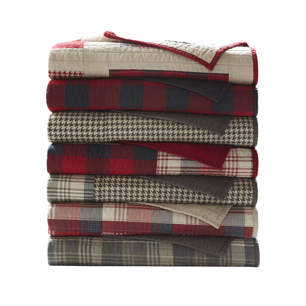 Winter Hills - Quilted Throw - Tan