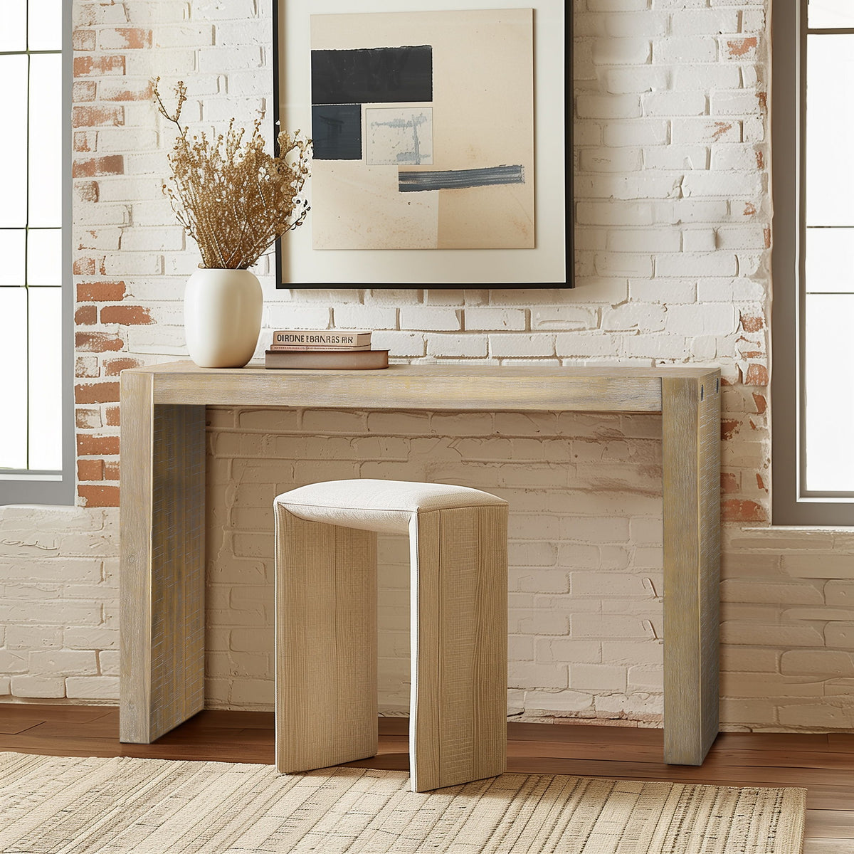Monterey - Counter-Height Console Table - Natural
