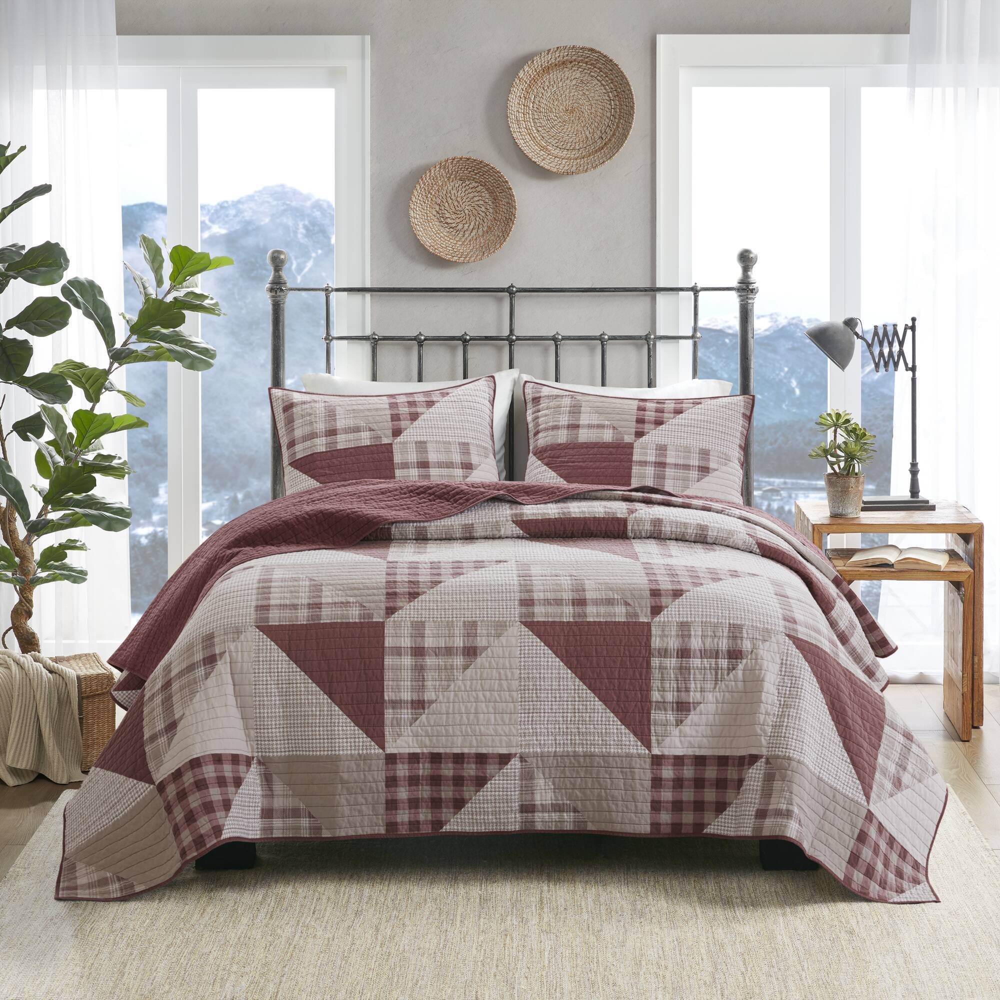 Olsen - Full/Queen Bedding Collection - Red
