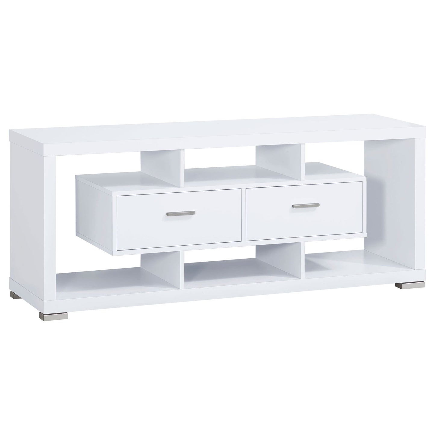 Ozawa - 2 Drawer TV Stand - White