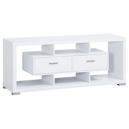 Ozawa - 2 Drawer TV Stand - White