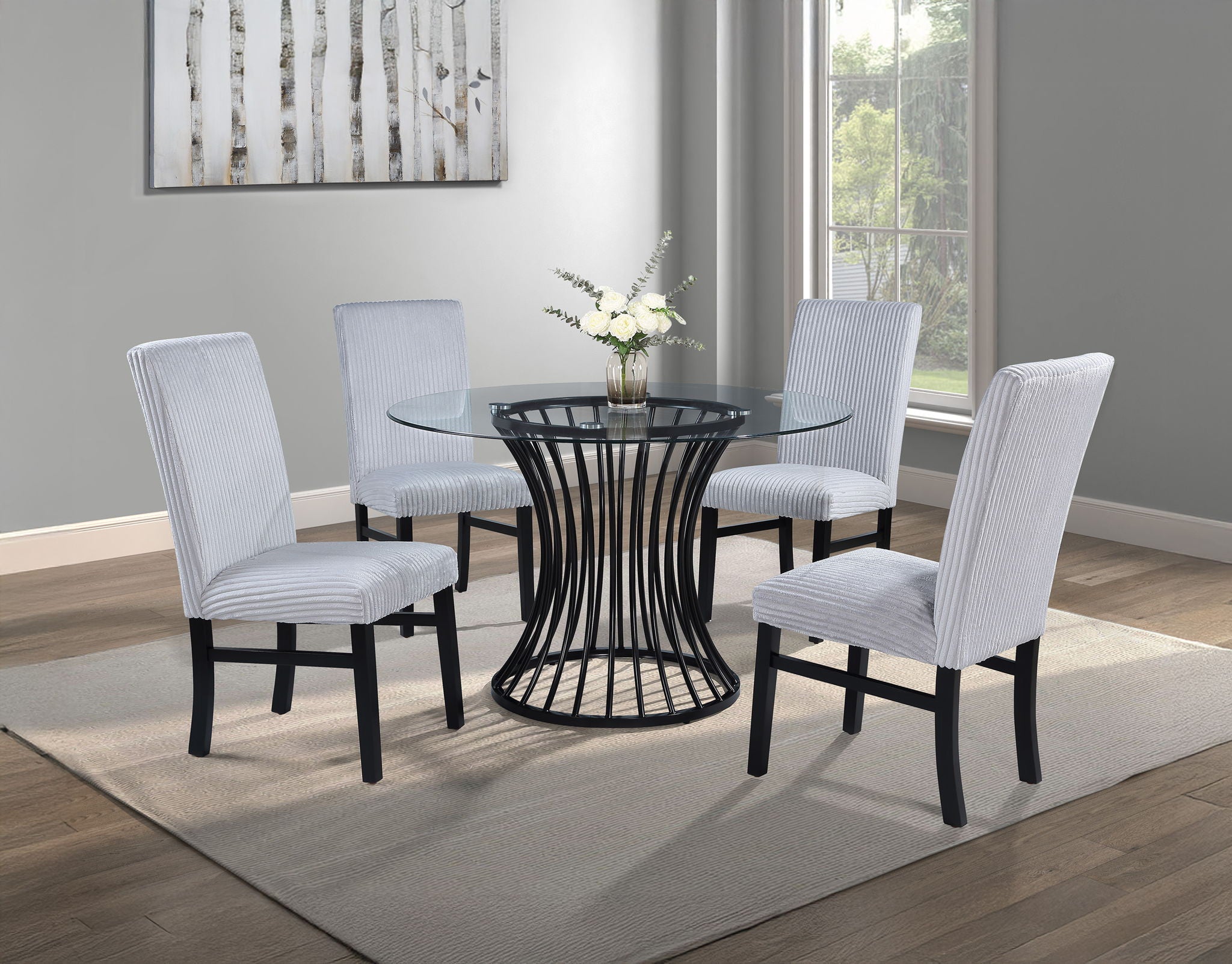 Tracy - Side Chair (Set of 2) - Light Gray