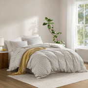 Etta - 3 Piece King Duvet Set - Gray