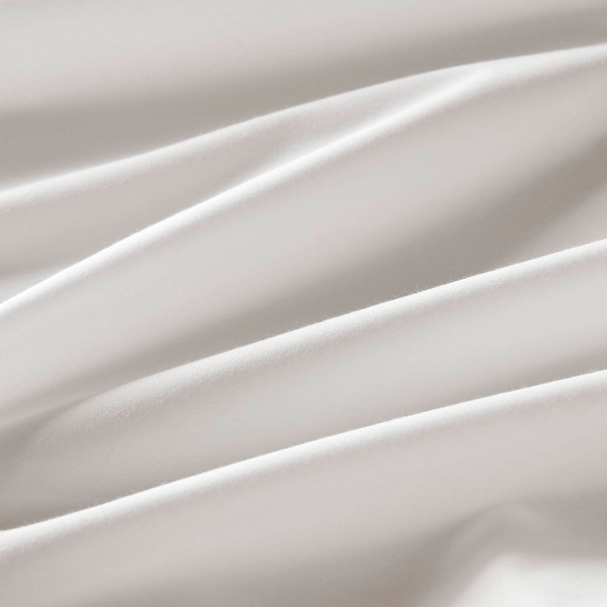 Percale Weave - King Premium Cotton Rich Sheet Set - Bright White