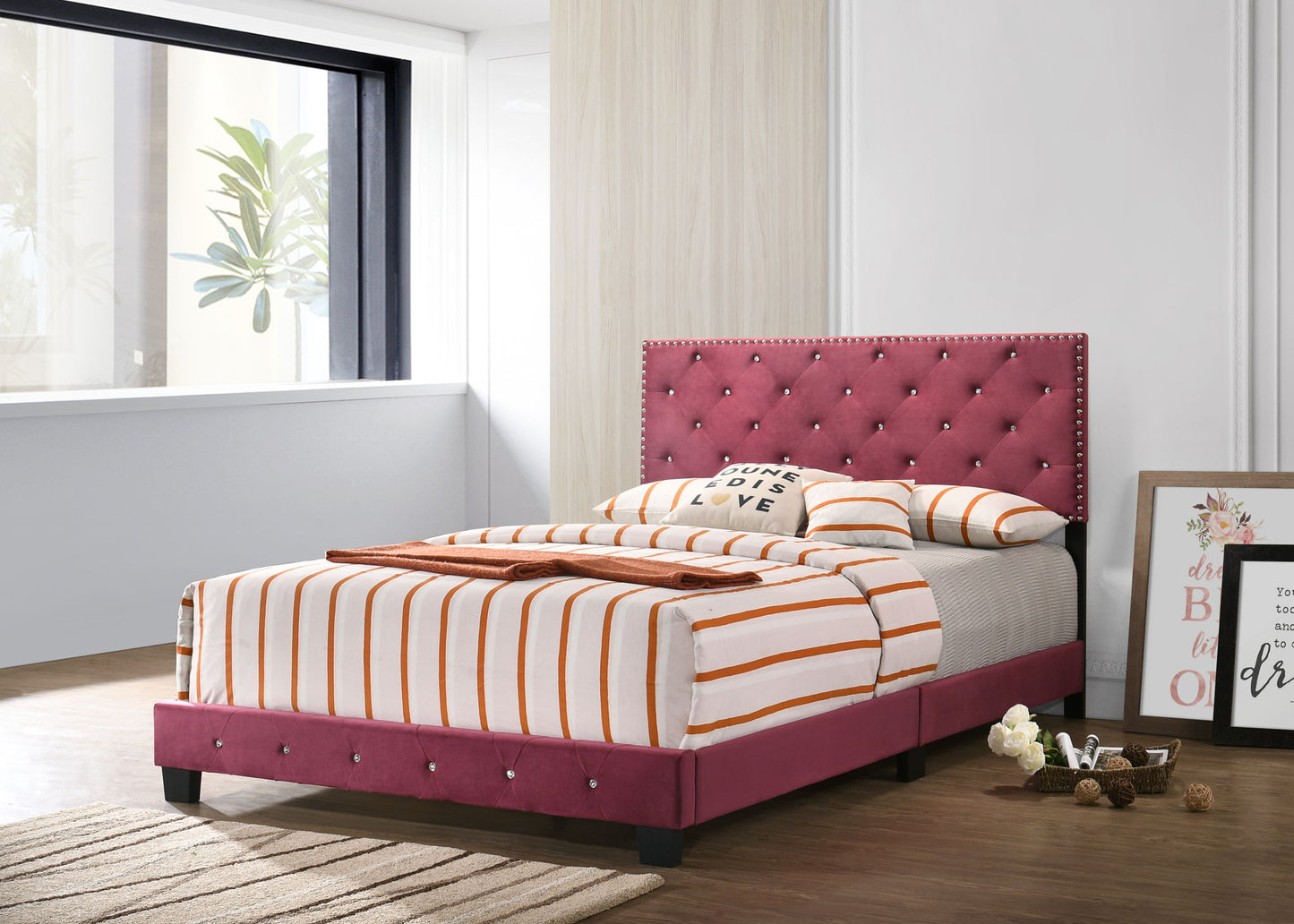Luxurious Upholstered Bed
