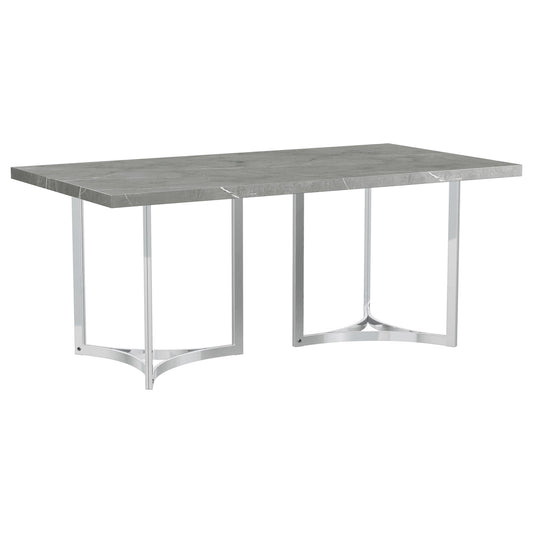 Savona - Rectangular Dining Table - Gray