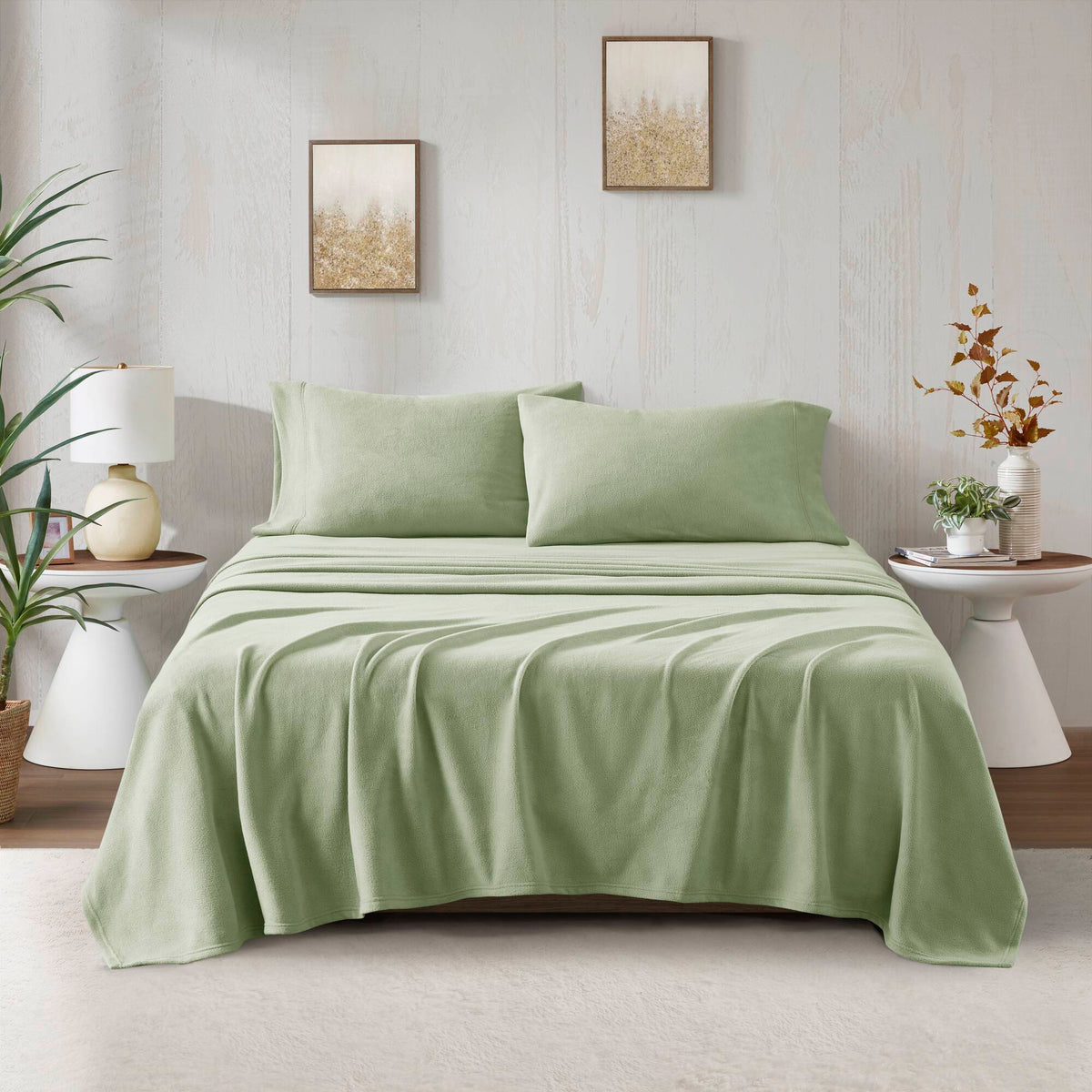 Micro Fleece - Sheet Set - Green