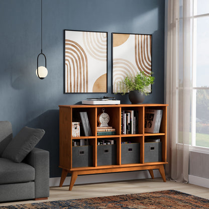 Draper - Mid Century 8 Cube Storage Sofa Table