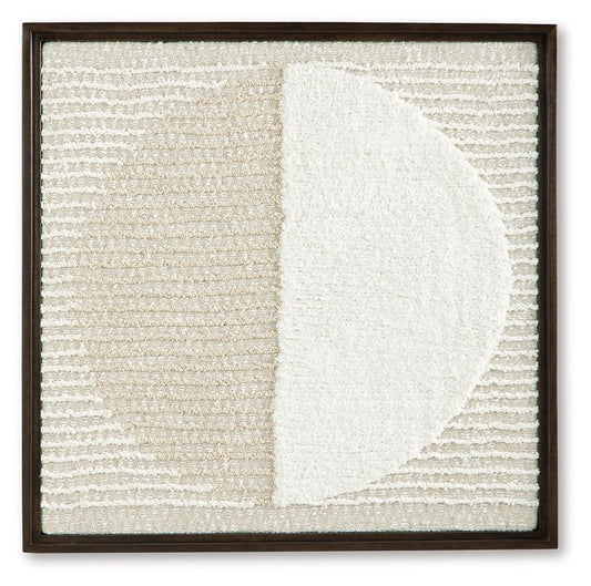 Bachard - Wall Decor - Tan / White