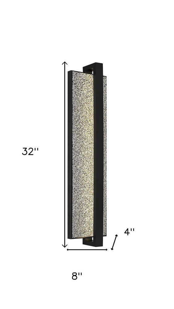 Black LED Dimmable Outdoor Hanging Light