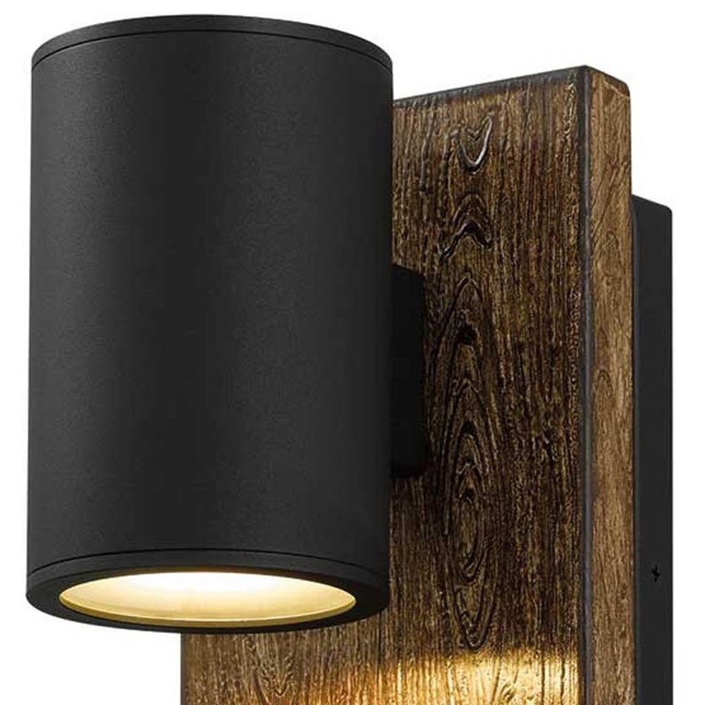 Black LED Dimmable Outdoor Hanging Light