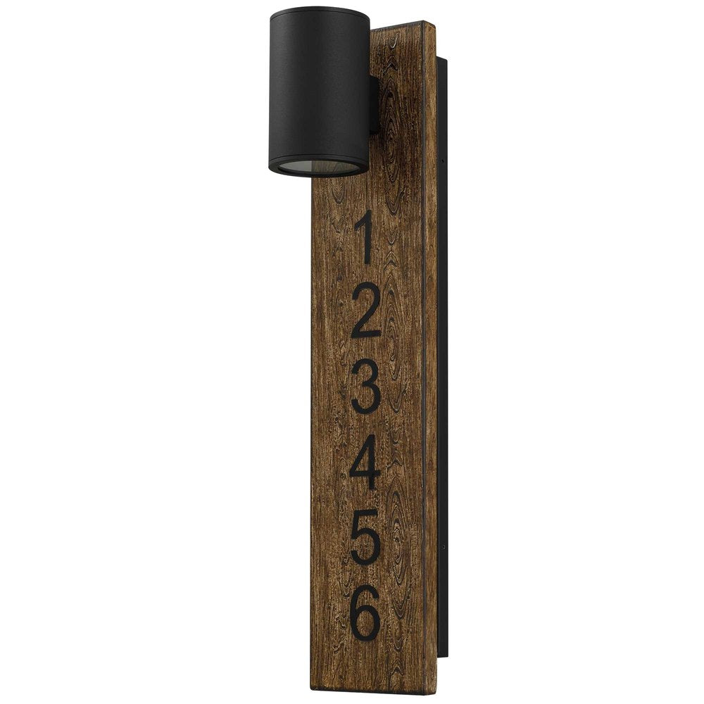 Black LED Dimmable Outdoor Hanging Light
