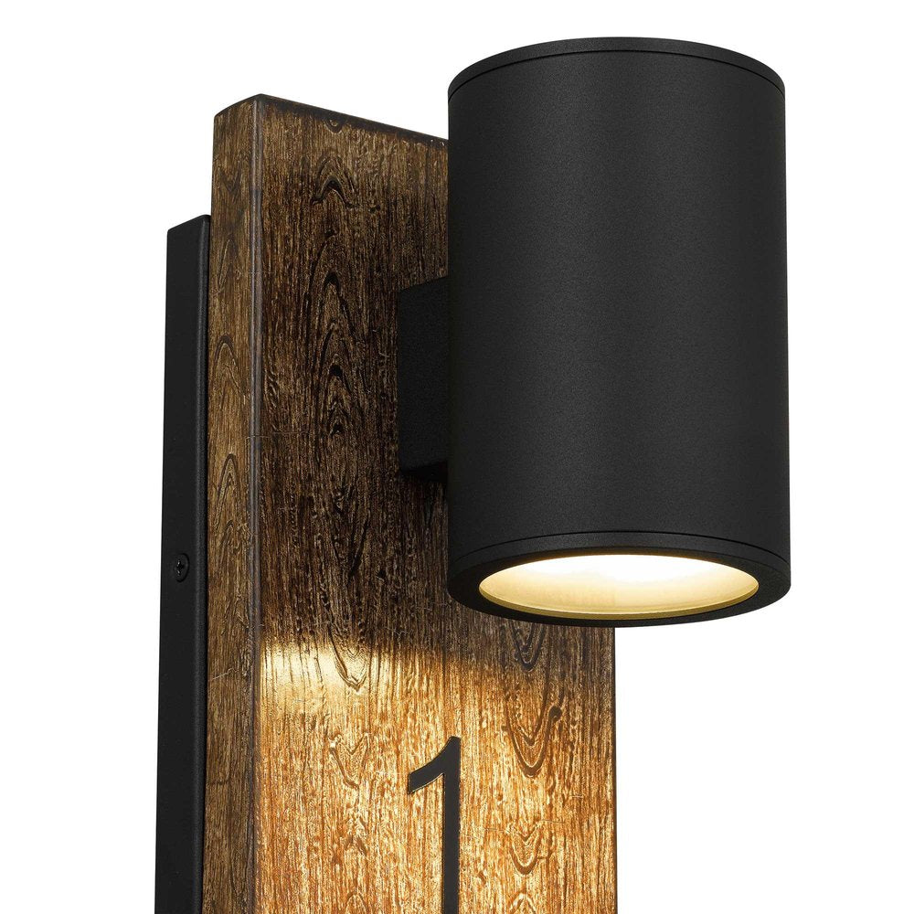 Black LED Dimmable Outdoor Hanging Light