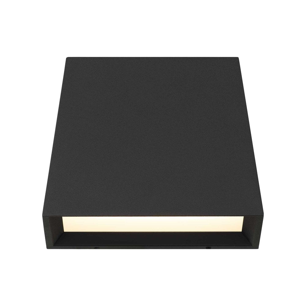 Black LED Dimmable Outdoor Hanging Light