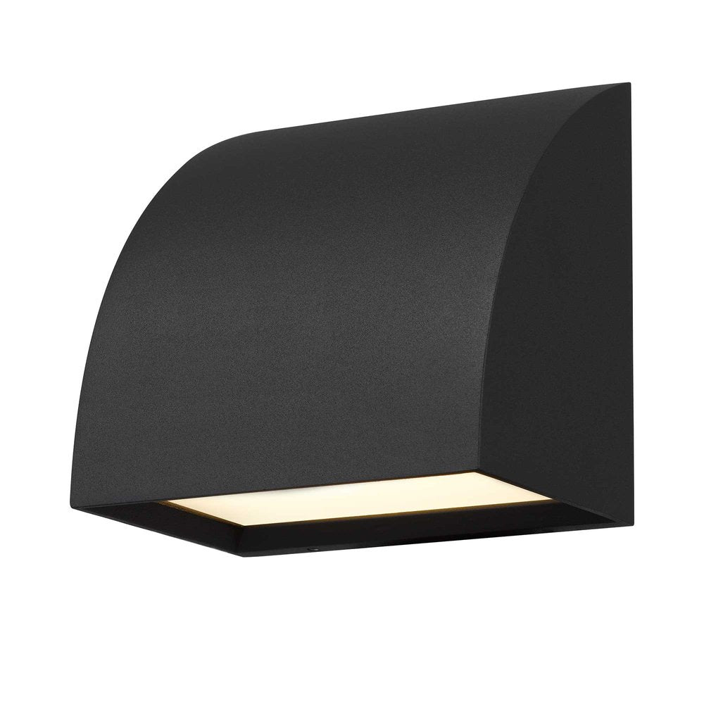 Black LED Dimmable Outdoor Hanging Light