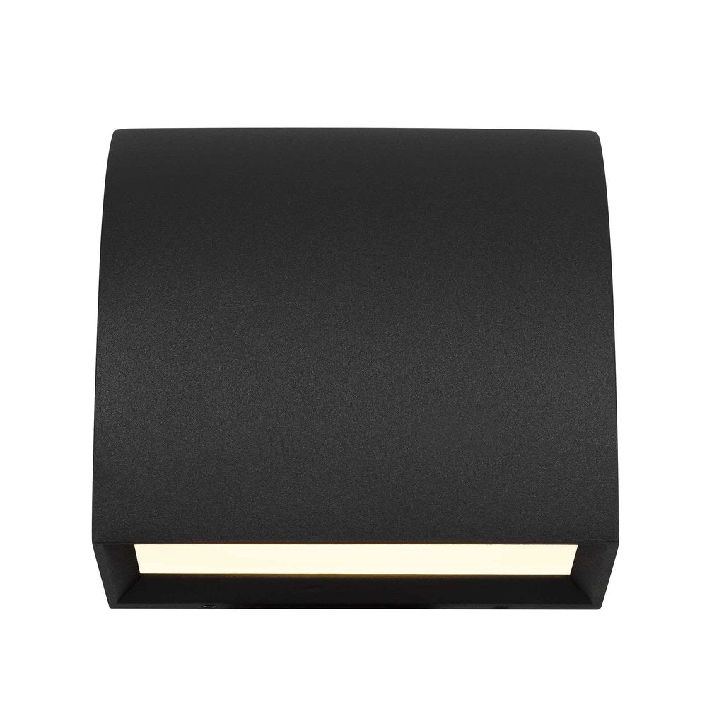 Black LED Dimmable Outdoor Hanging Light