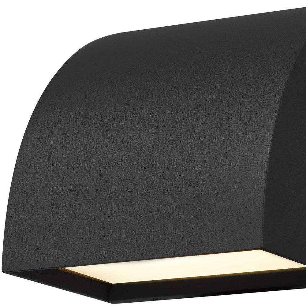 Black LED Dimmable Outdoor Hanging Light