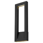 Black LED Dimmable Outdoor Hanging Light