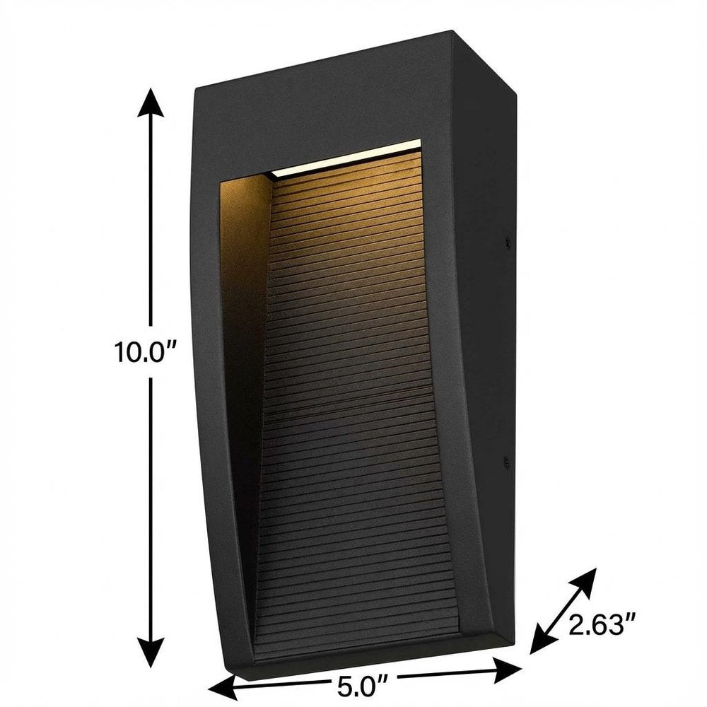 Black LED Dimmable Outdoor Hanging Light