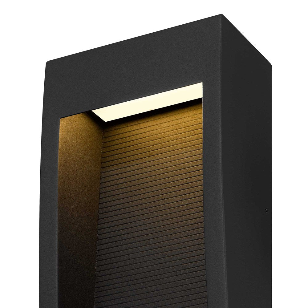 Black LED Dimmable Outdoor Hanging Light