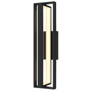 Black LED Dimmable Outdoor Hanging Light